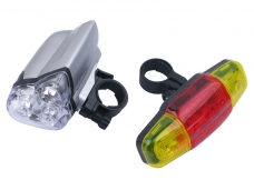 XY-126 LED Bicycle Front and Rear Light Set